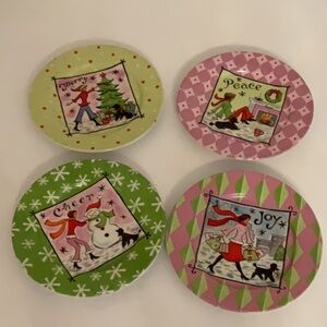 Winter Theme Dessert or Hors d’oeuvres Plates